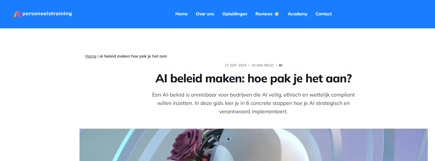 GPT bedrijfstraining